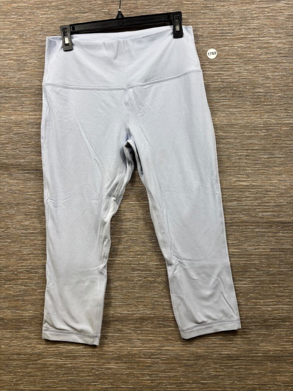 Lululemon Align HR Crop Yoga Pant LW6BGHS Women’s Size 12 Sky Blue Athleisure